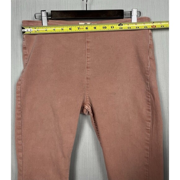We the Free Pull On Romantic Rosy Pink Flare Jeans Boho Y2K vibe Valentine's - Picture 11 of 13
